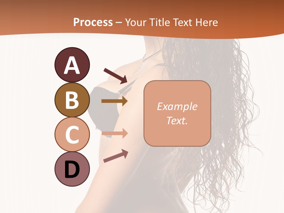 Sensual Makeup Underwear PowerPoint Template