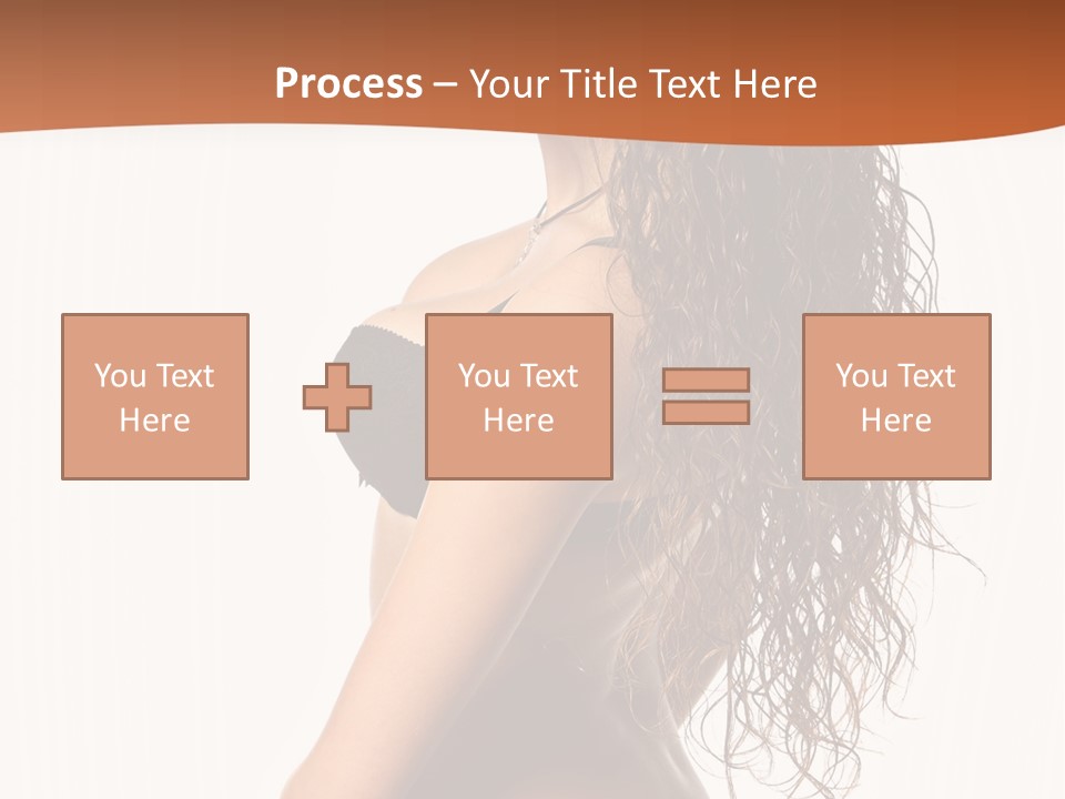 Sensual Makeup Underwear PowerPoint Template