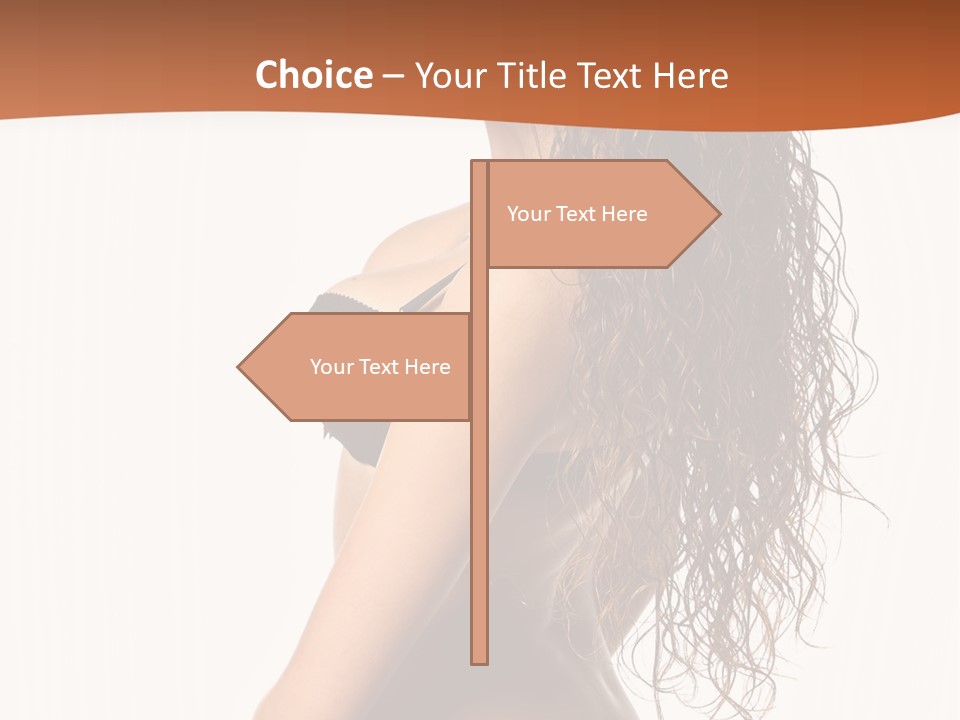 Sensual Makeup Underwear PowerPoint Template