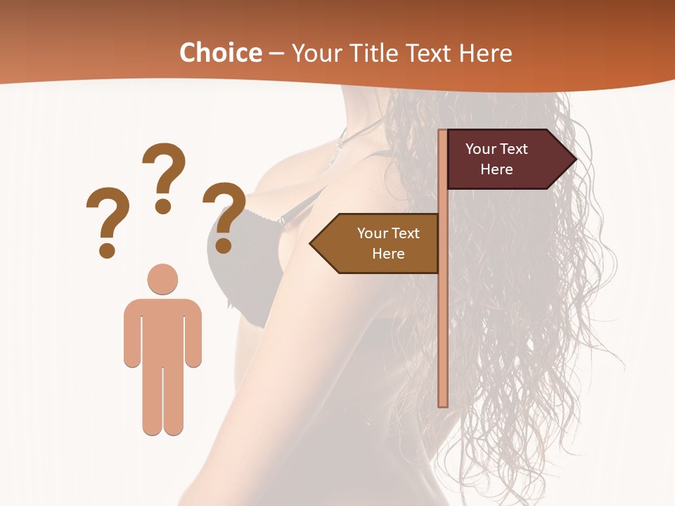 Sensual Makeup Underwear PowerPoint Template