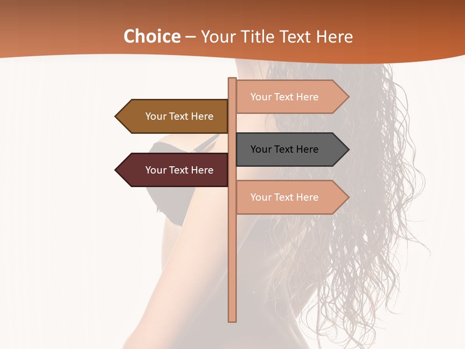 Sensual Makeup Underwear PowerPoint Template