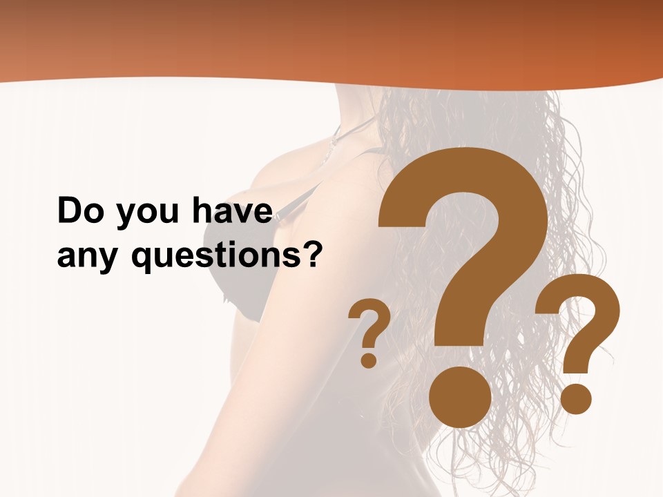 Sensual Makeup Underwear PowerPoint Template