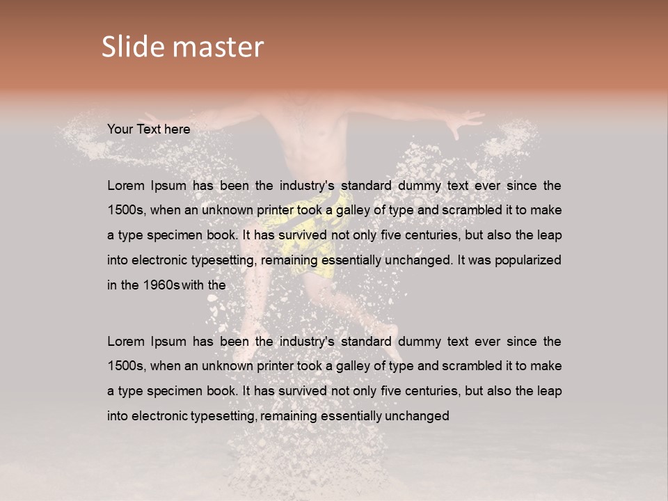 Beach At Night PowerPoint Template