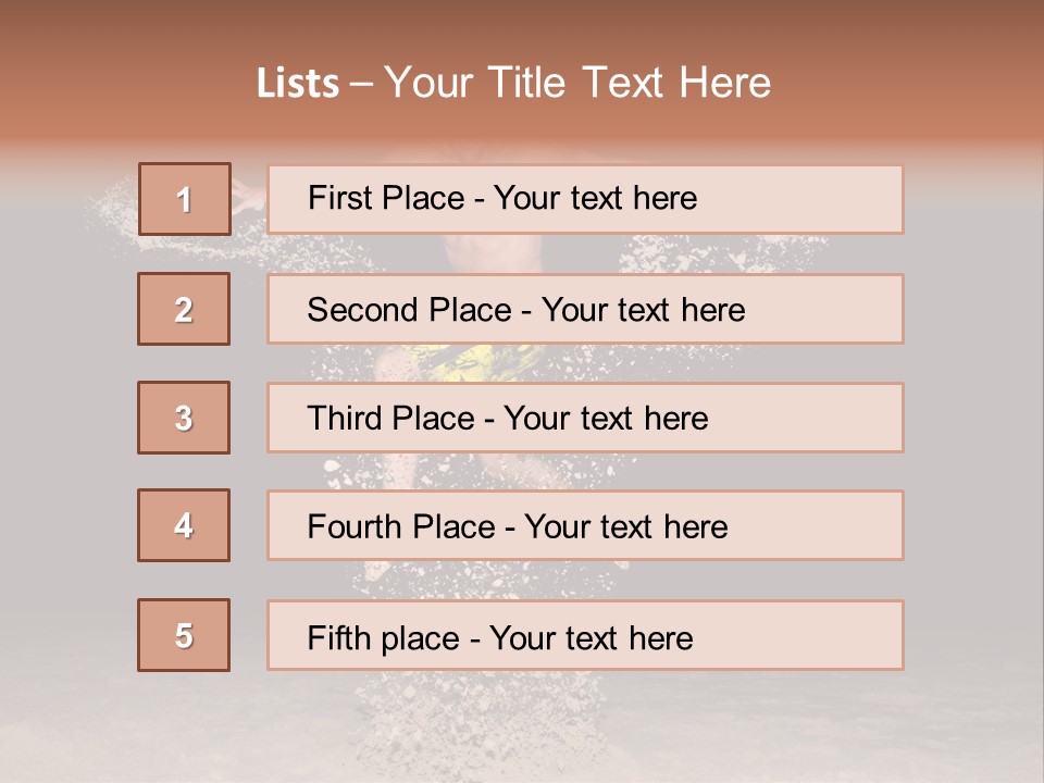 Beach At Night PowerPoint Template