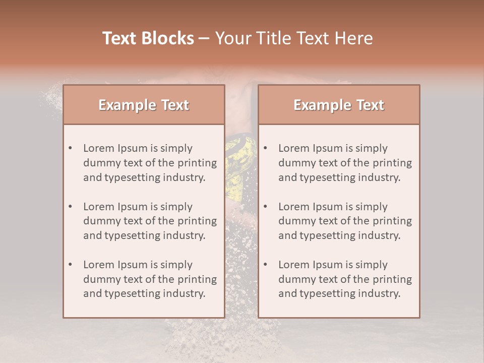 Beach At Night PowerPoint Template