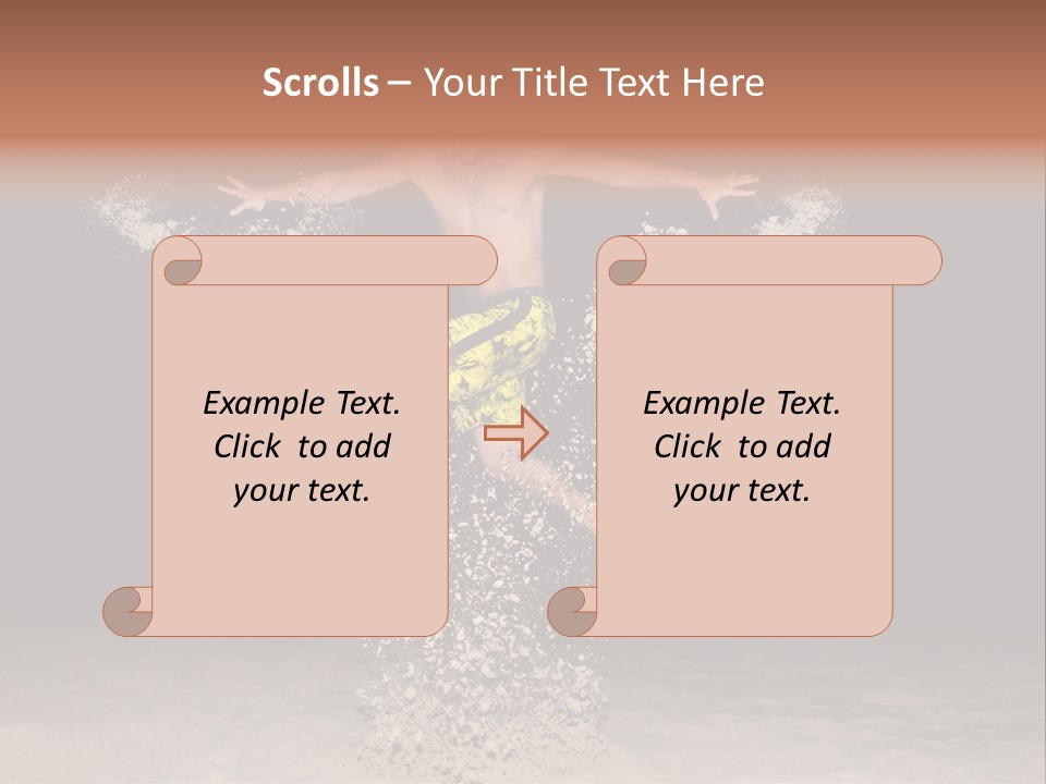 Beach At Night PowerPoint Template