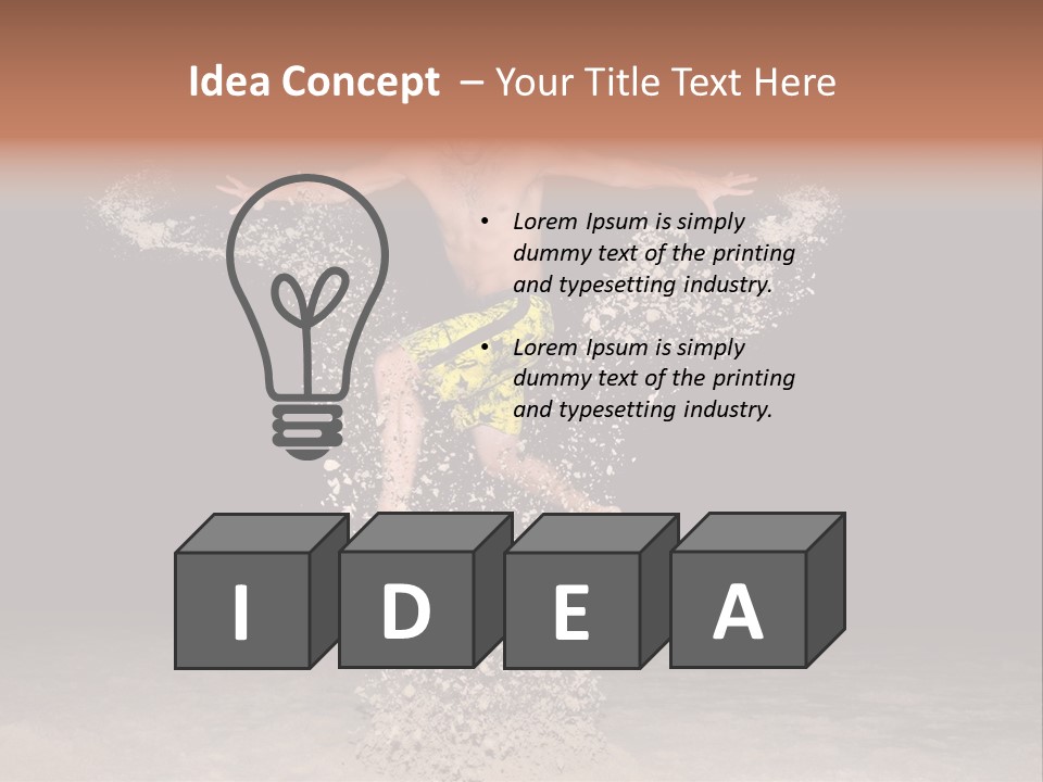 Beach At Night PowerPoint Template