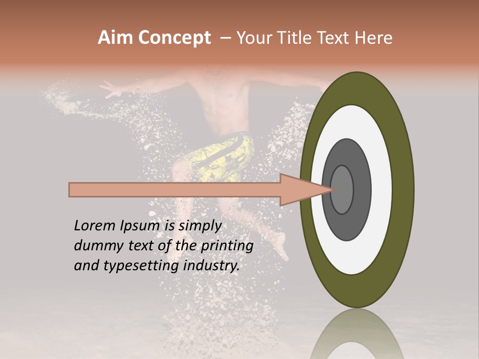 Beach At Night PowerPoint Template