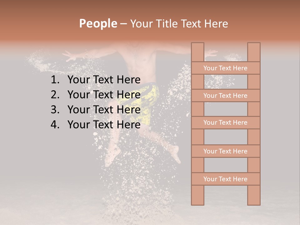 Beach At Night PowerPoint Template