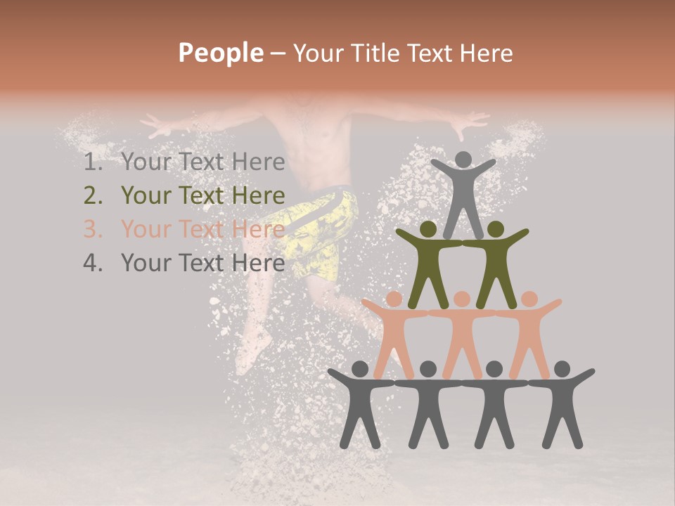 Beach At Night PowerPoint Template