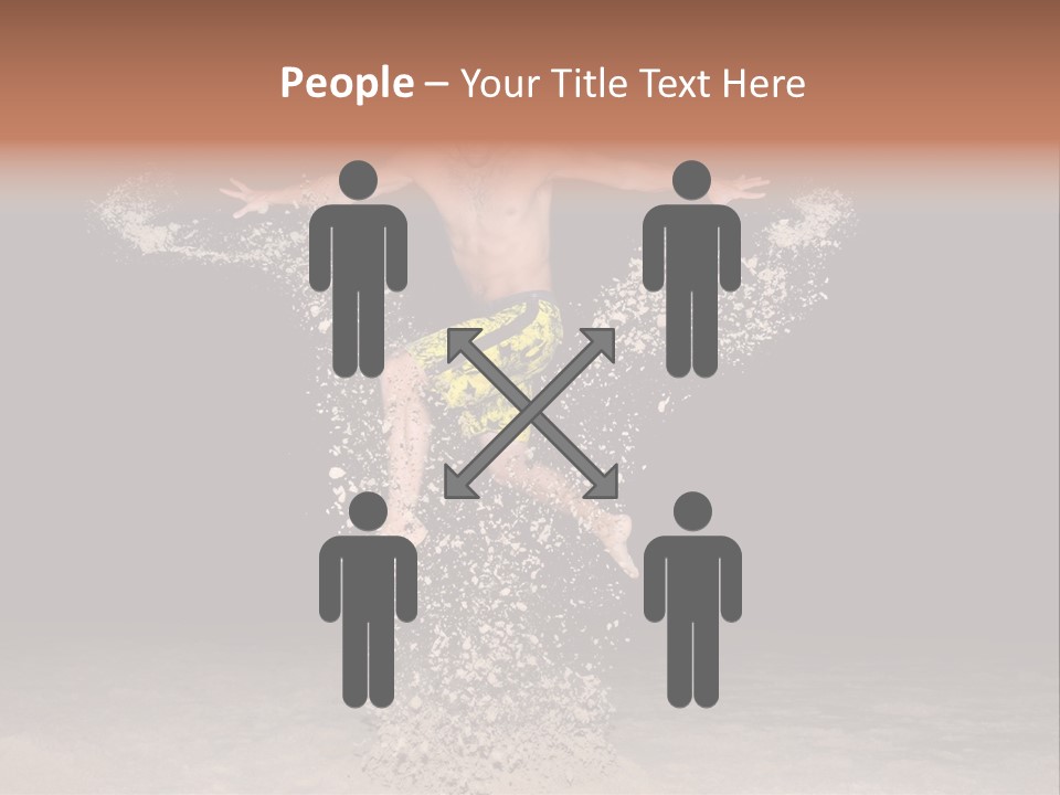 Beach At Night PowerPoint Template