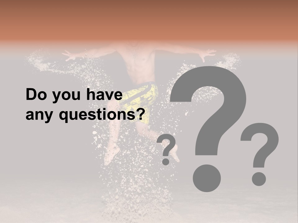 Beach At Night PowerPoint Template