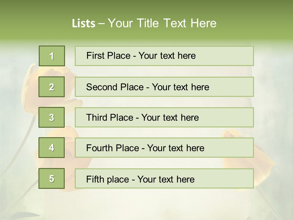 Beautiful Background PowerPoint Template