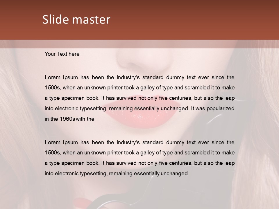 Face Anti Ageing Special PowerPoint Template