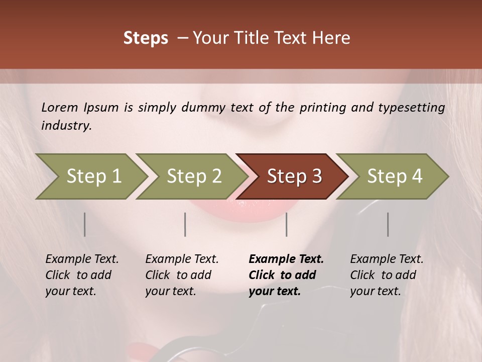Face Anti Ageing Special PowerPoint Template