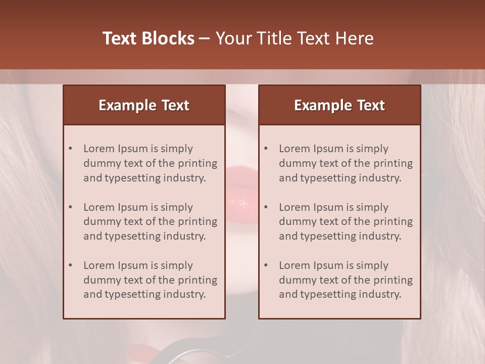 Face Anti Ageing Special PowerPoint Template