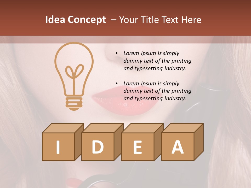 Face Anti Ageing Special PowerPoint Template