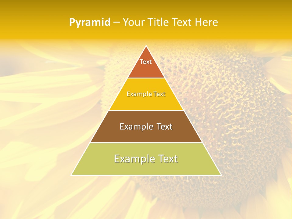 Sunflower Ladybug PowerPoint Template