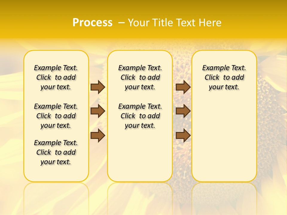 Sunflower Ladybug PowerPoint Template