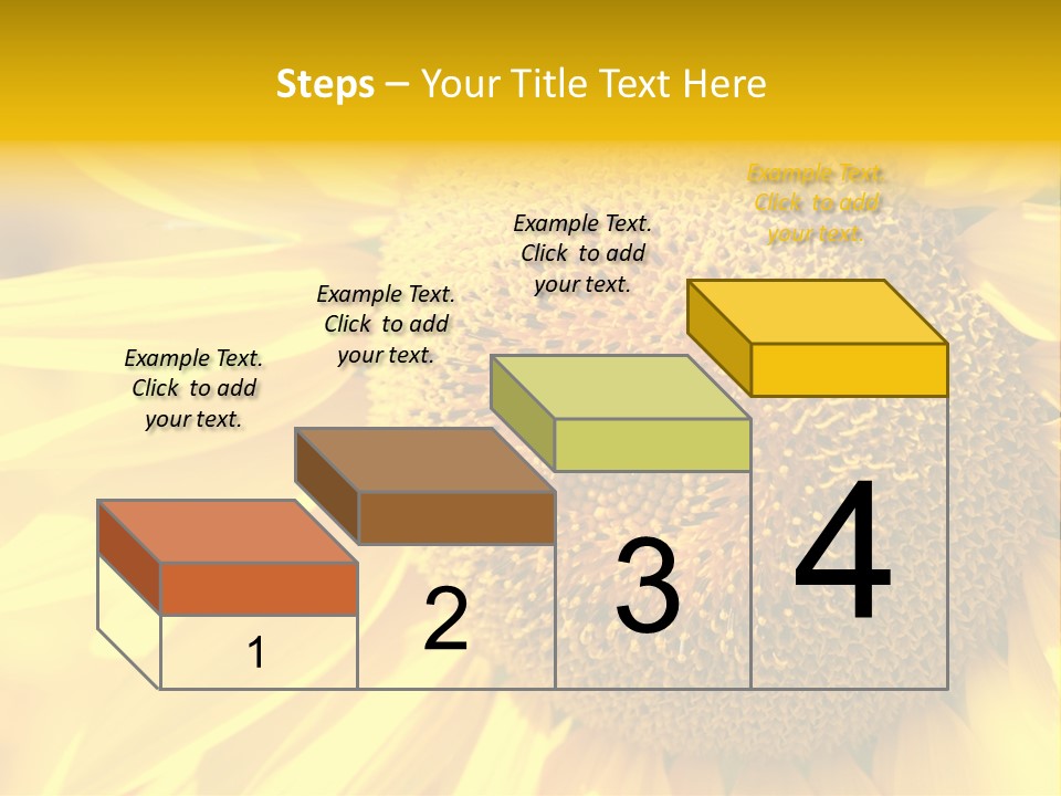 Sunflower Ladybug PowerPoint Template