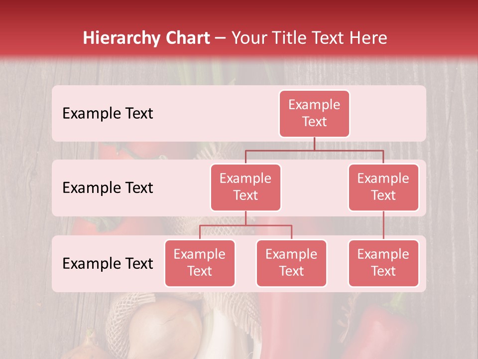 Salad Decoration Red PowerPoint Template