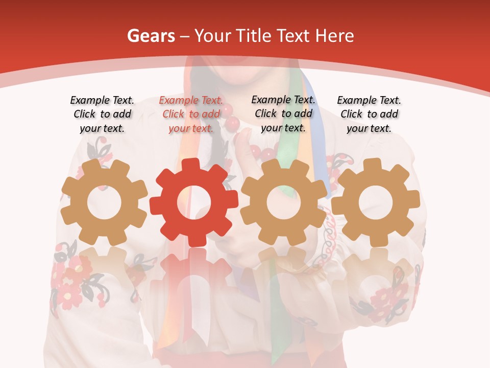 Art Cute Ornament PowerPoint Template