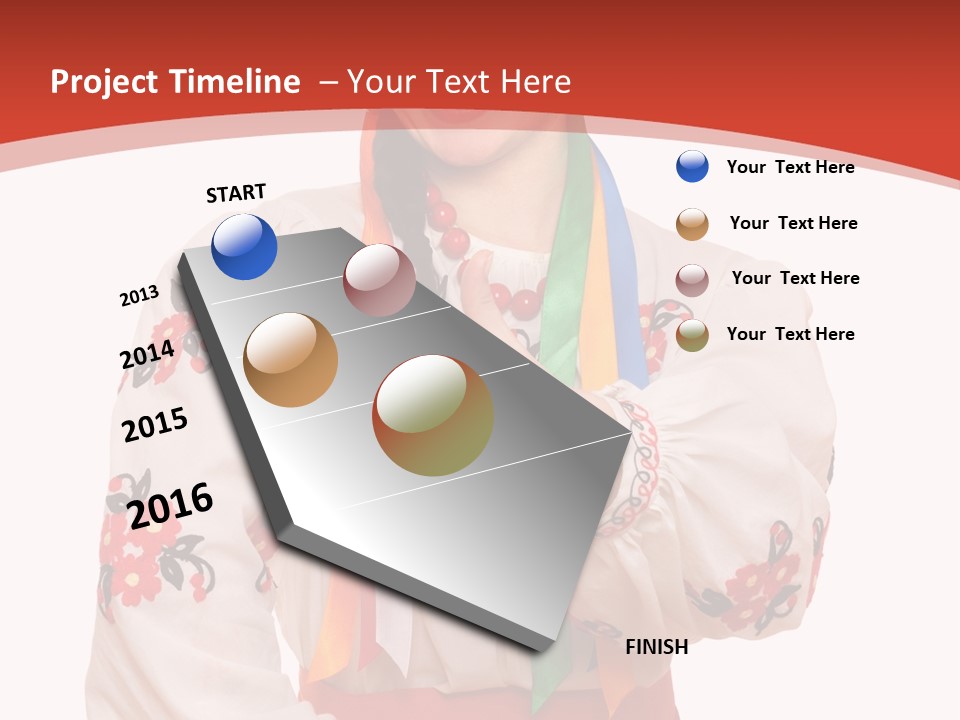 Art Cute Ornament PowerPoint Template