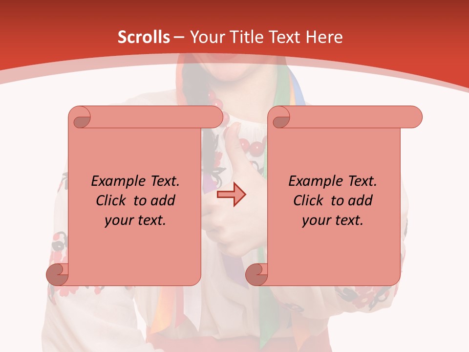 Art Cute Ornament PowerPoint Template