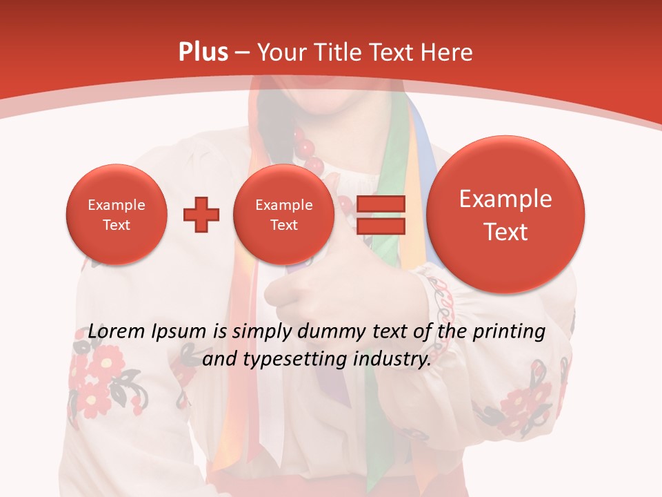 Art Cute Ornament PowerPoint Template