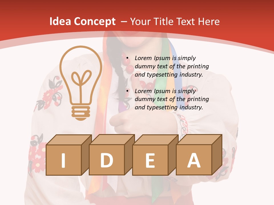 Art Cute Ornament PowerPoint Template