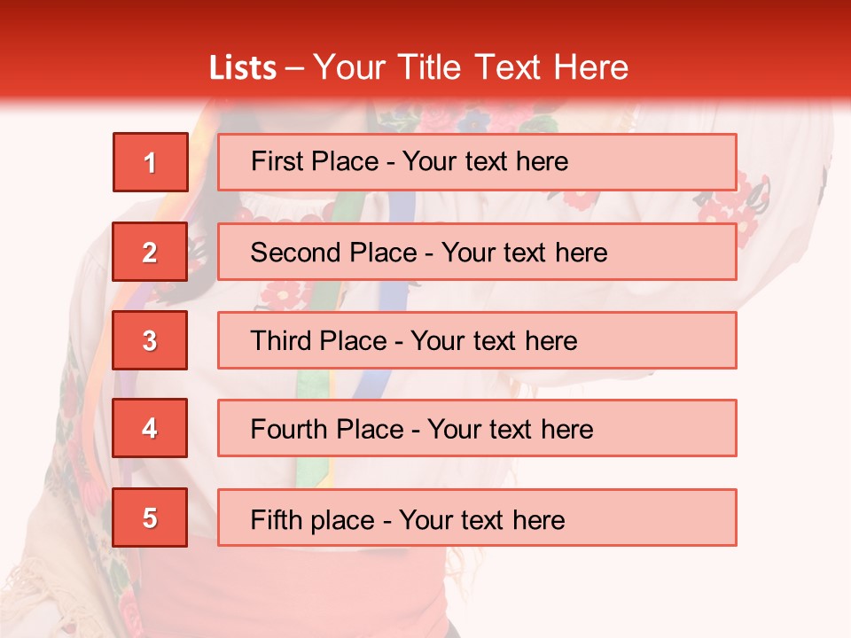 Tradition Woman Folklore PowerPoint Template