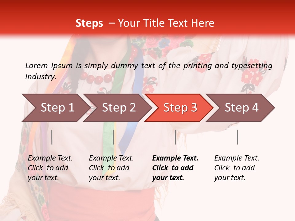 Tradition Woman Folklore PowerPoint Template