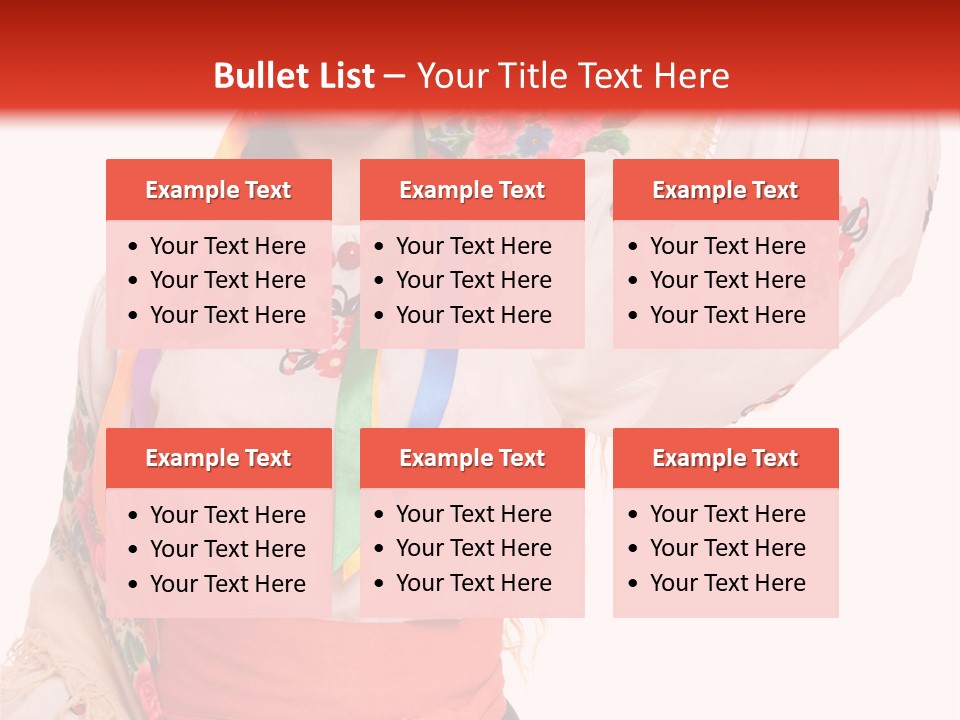 Tradition Woman Folklore PowerPoint Template