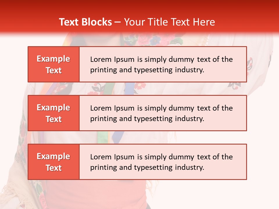 Tradition Woman Folklore PowerPoint Template