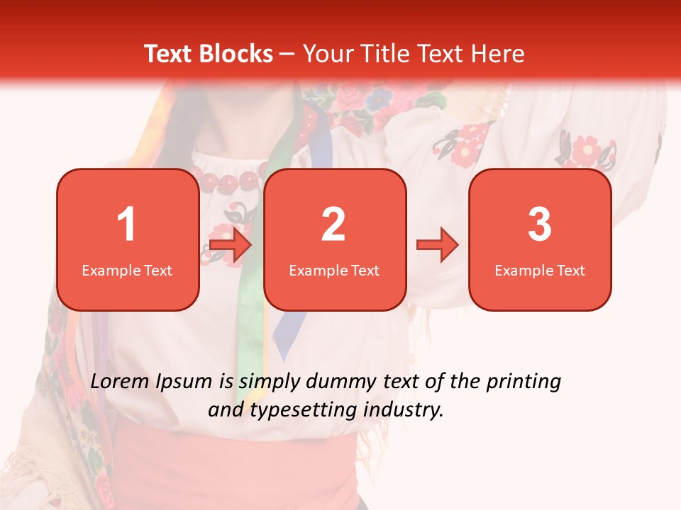 Tradition Woman Folklore PowerPoint Template