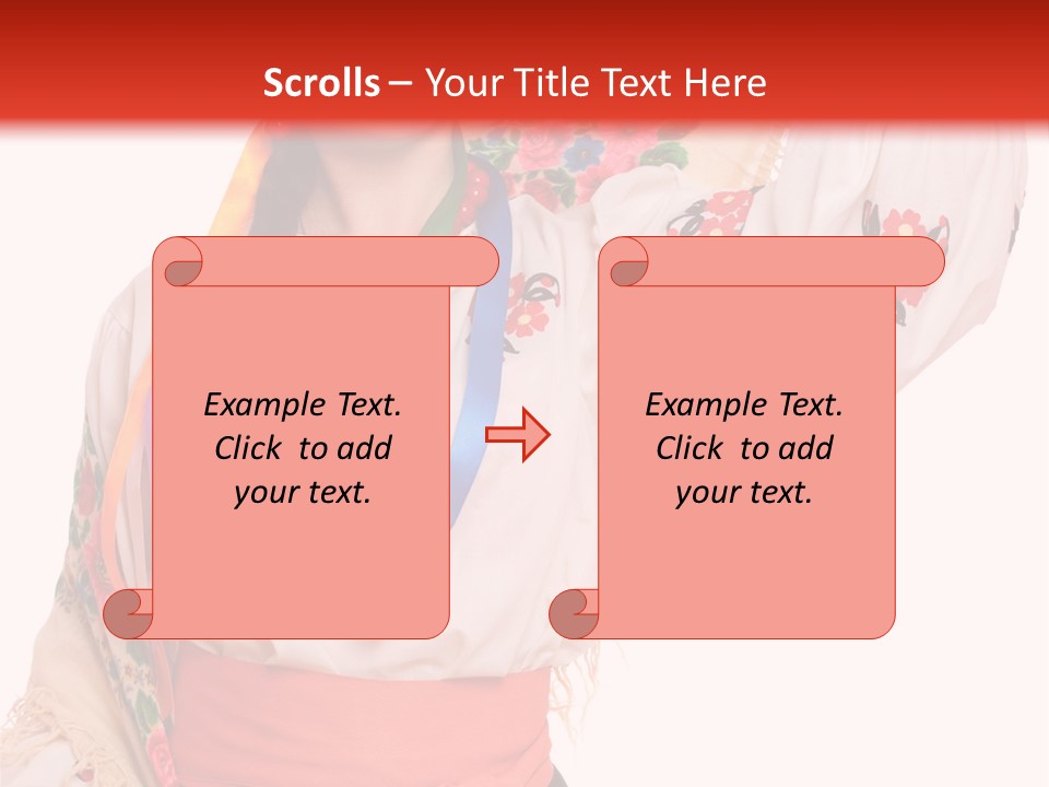 Tradition Woman Folklore PowerPoint Template