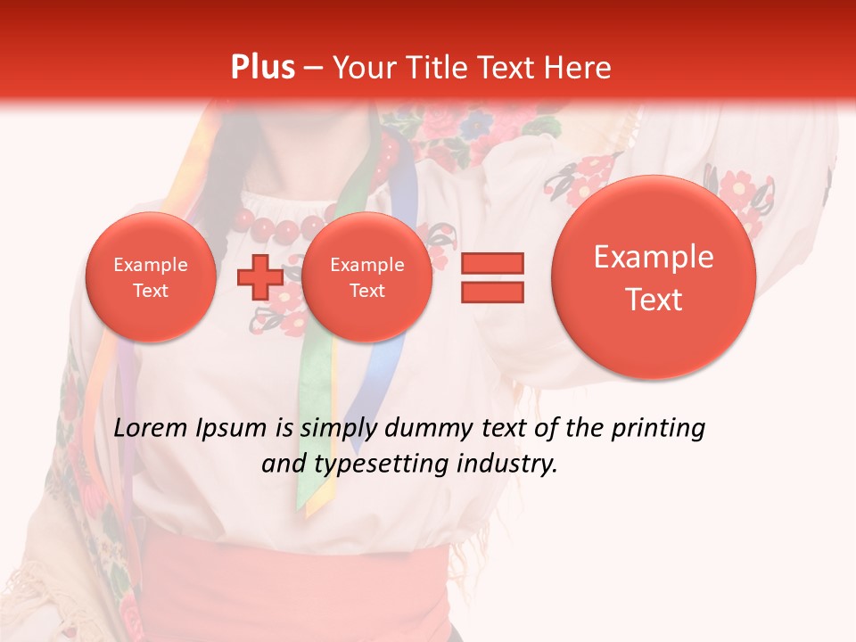 Tradition Woman Folklore PowerPoint Template