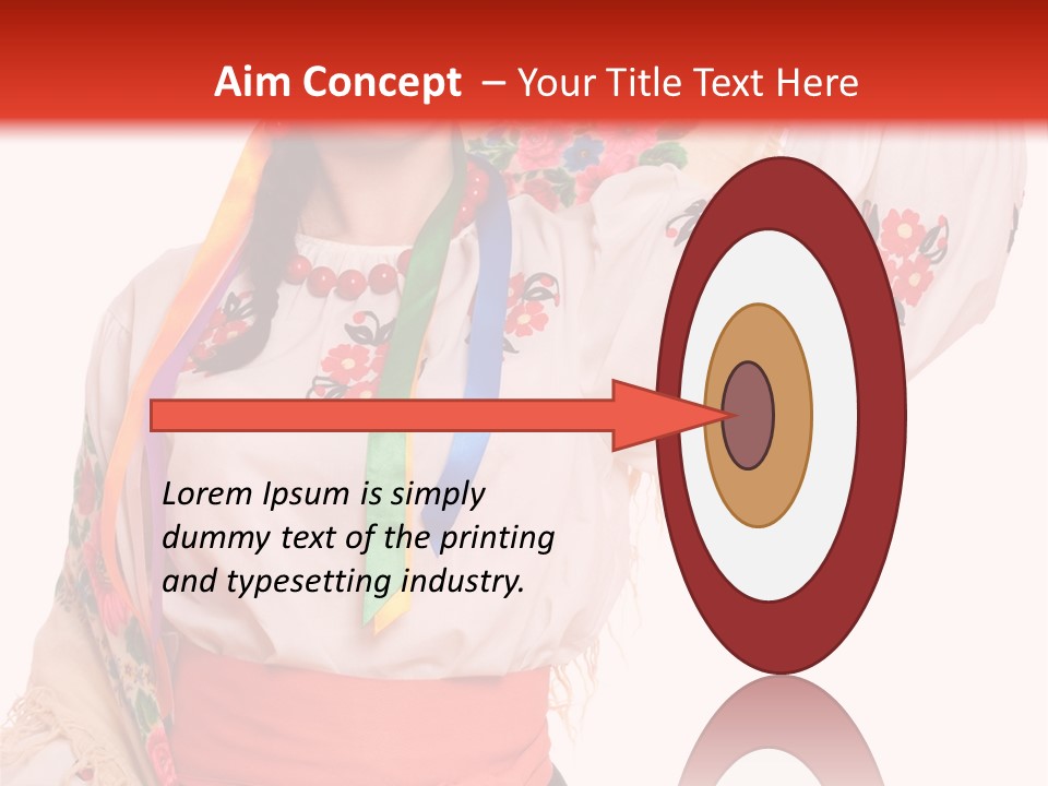 Tradition Woman Folklore PowerPoint Template