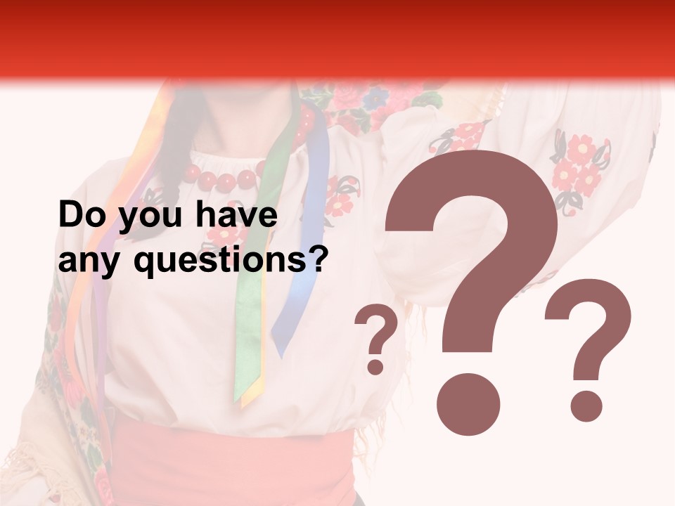 Tradition Woman Folklore PowerPoint Template