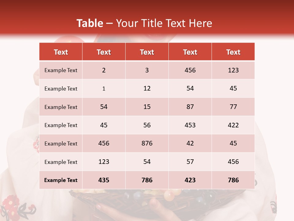 Smiling Pear Isolated PowerPoint Template
