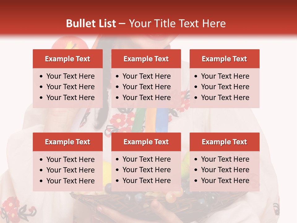 Smiling Pear Isolated PowerPoint Template
