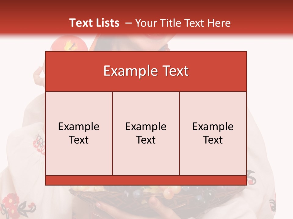 Smiling Pear Isolated PowerPoint Template
