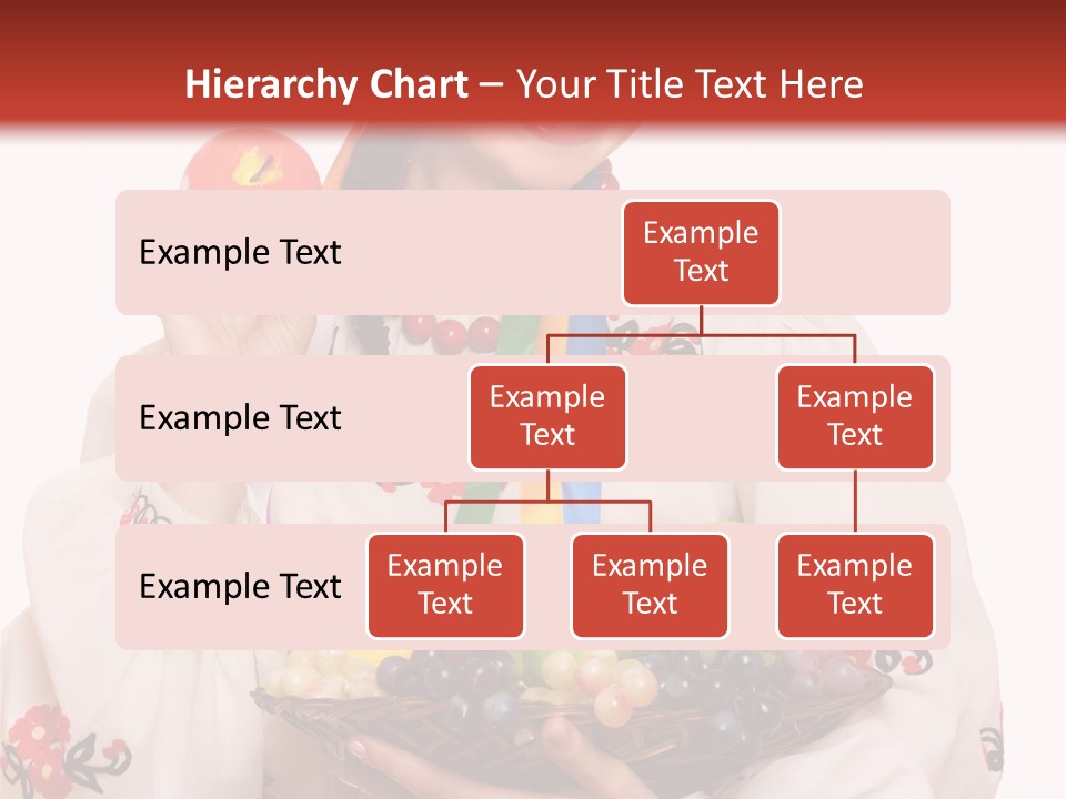 Smiling Pear Isolated PowerPoint Template