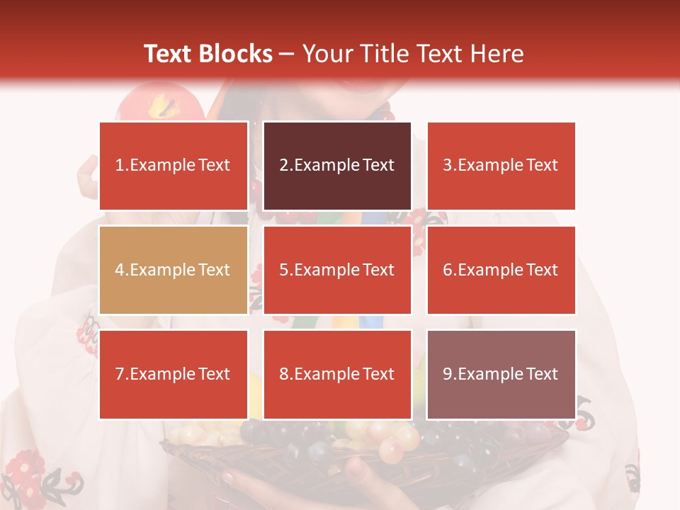 Smiling Pear Isolated PowerPoint Template