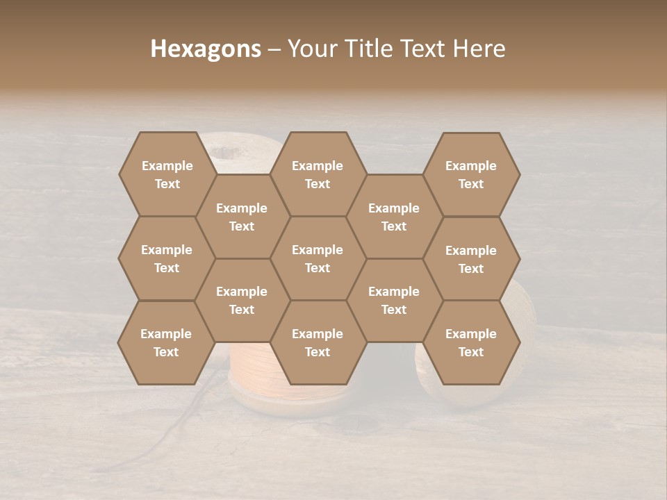 Needle Supplies Sewing PowerPoint Template