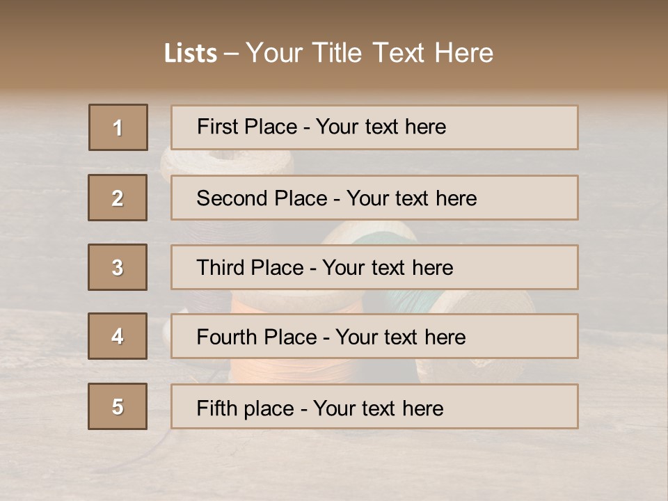 Needle Supplies Sewing PowerPoint Template