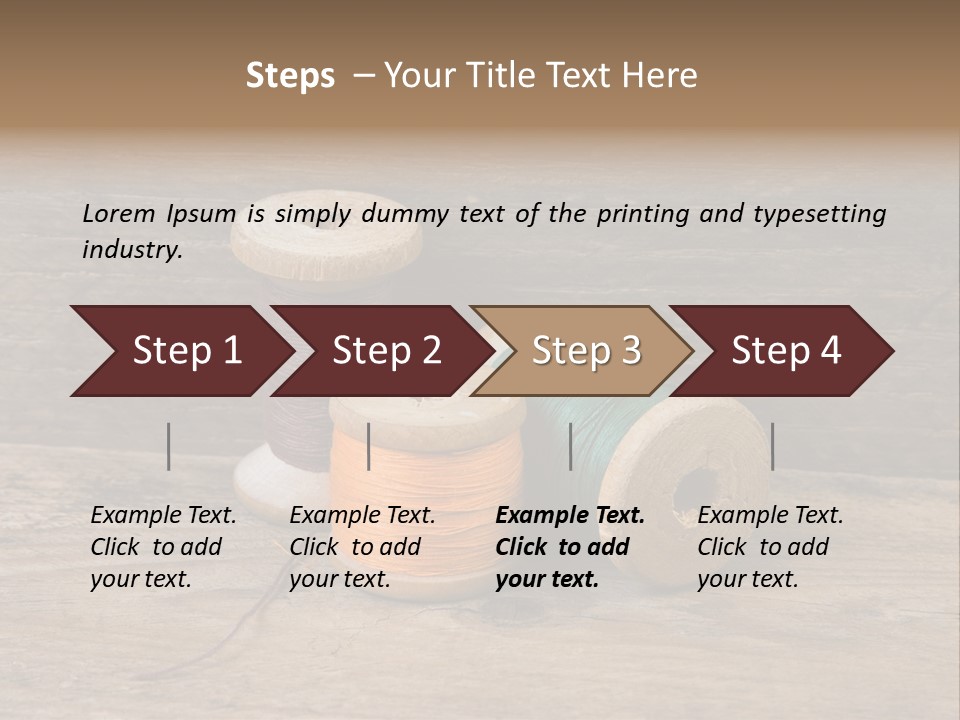 Needle Supplies Sewing PowerPoint Template