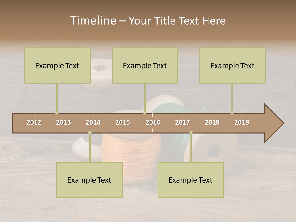 Needle Supplies Sewing PowerPoint Template