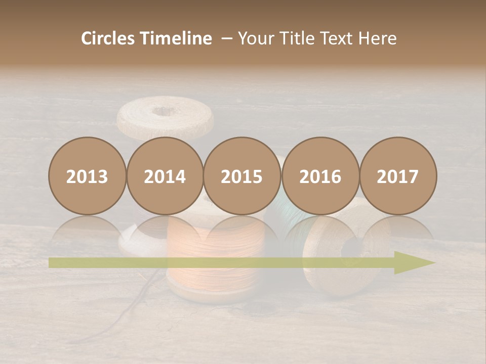 Needle Supplies Sewing PowerPoint Template