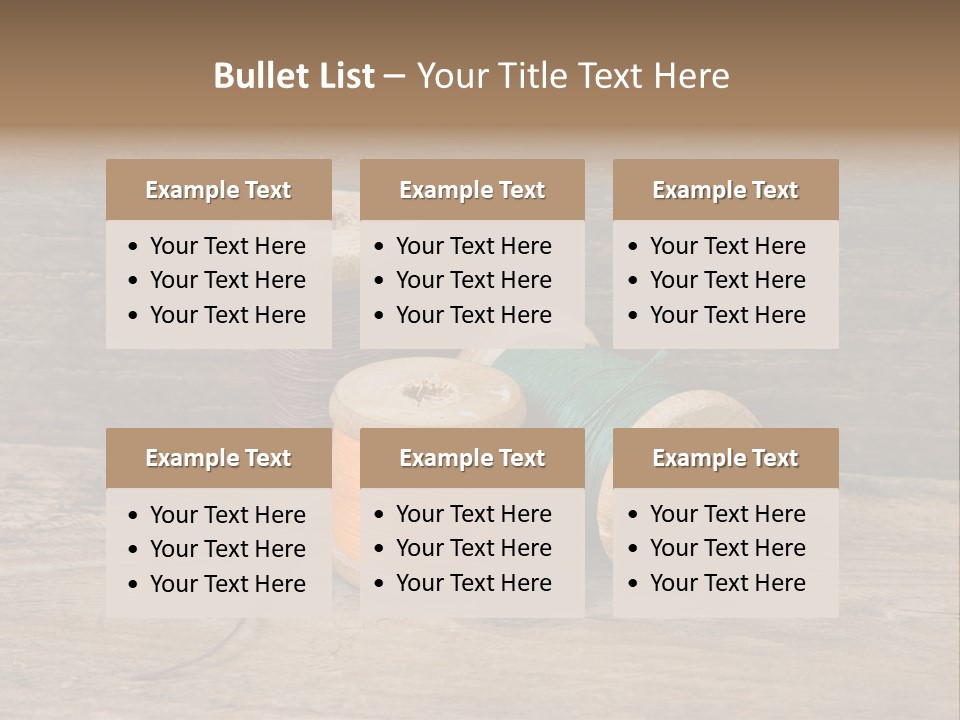 Needle Supplies Sewing PowerPoint Template